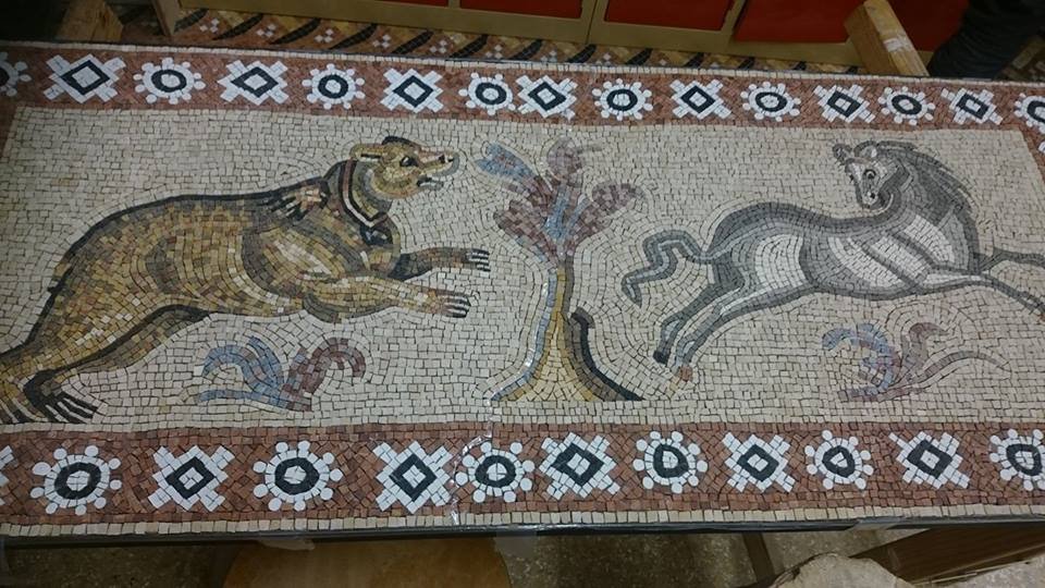 reproduction d'un sol romain