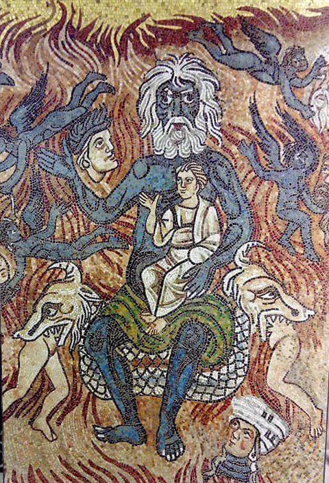 Reproduction d'une fresque bizantine